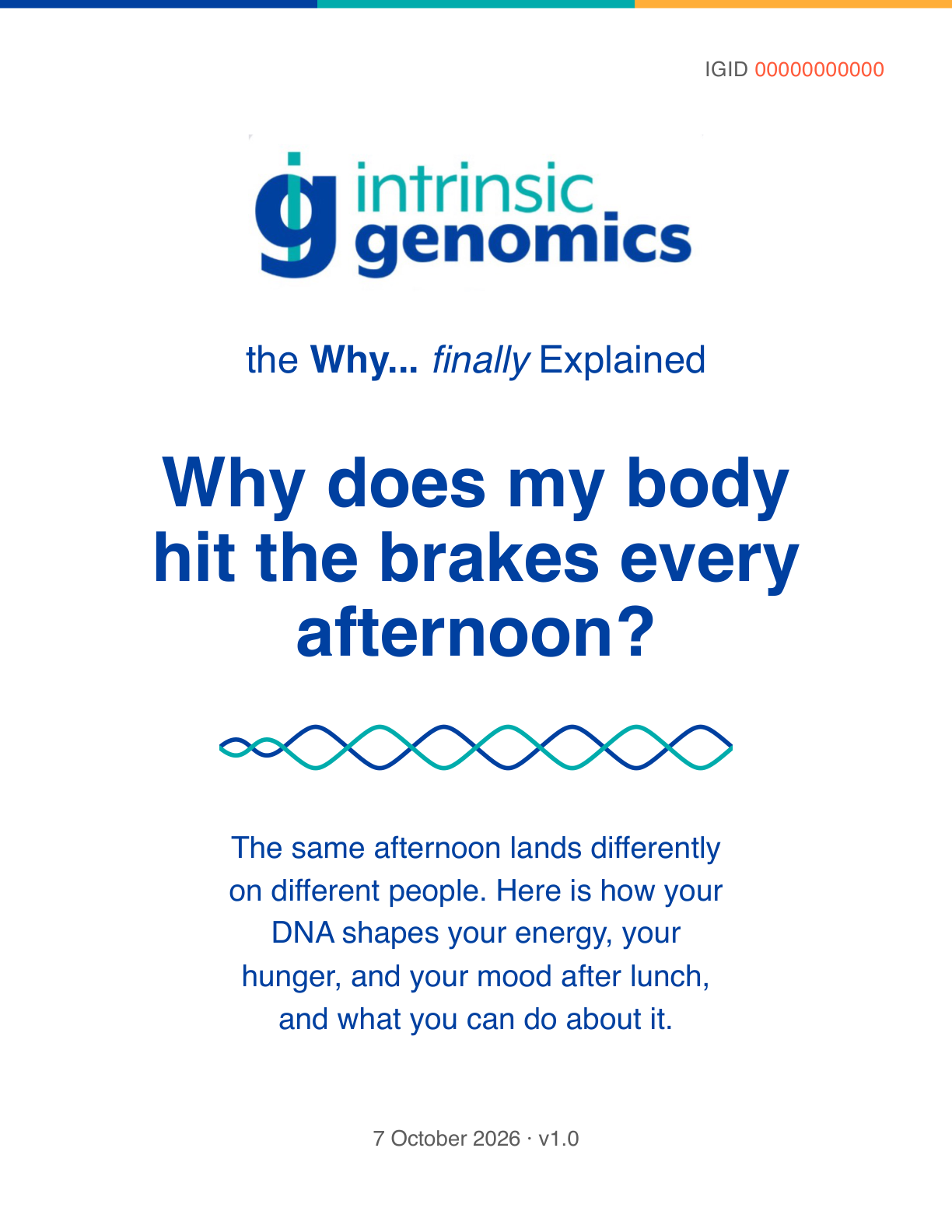 Why does my body hit the brakes every afternoon? report cover
