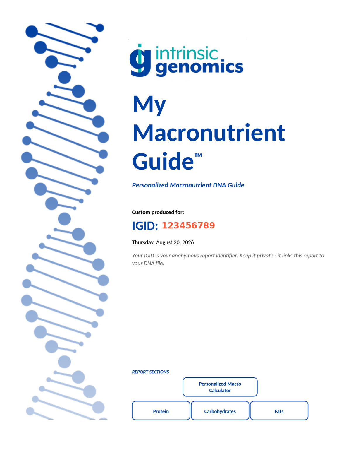 My Macronutrient Guide™