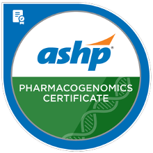 ASHP Pharmacogenomics badge